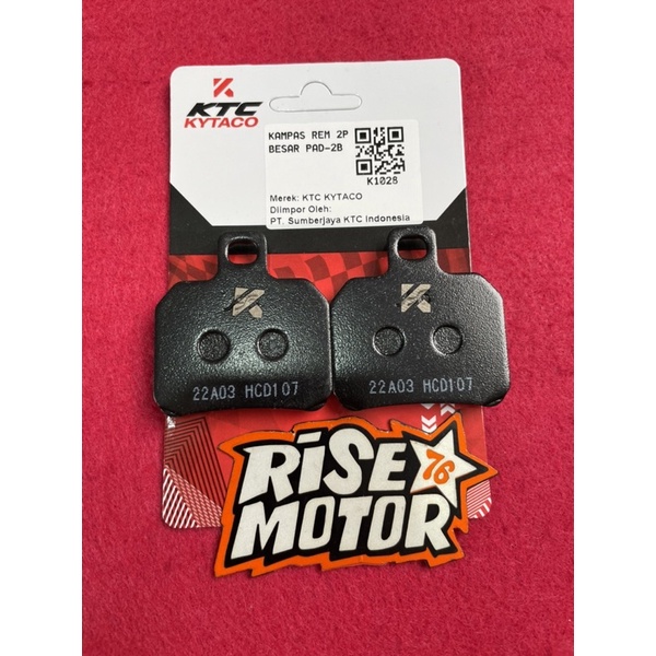 Kampas Rem KTC Kytaco 2 Piston Besar