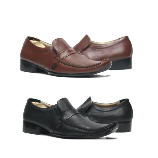 DISKON DR. KEVIN MEN CASUAL SHOES SLIP ON 13184 - BLACK SLIP ON PRIA