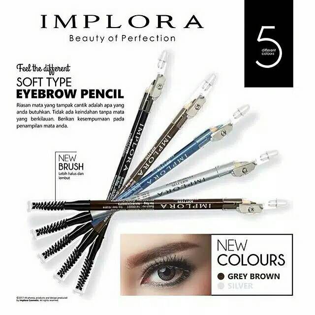 IMPLORA eye brow pencil/pencil alis 100% ORIGINAL