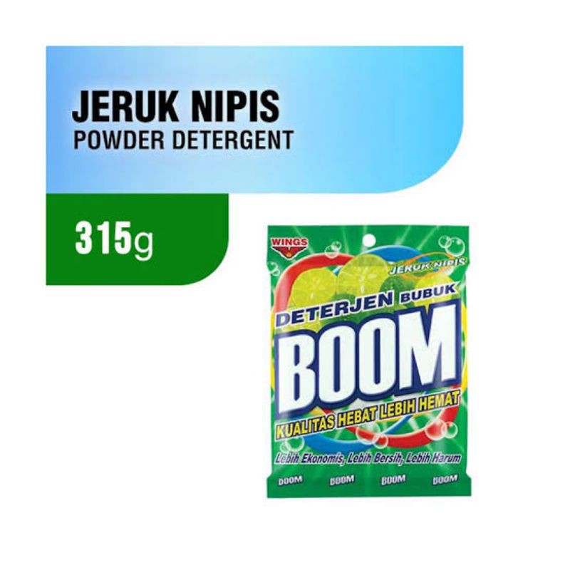 DETERJEN BUBUK BOOM JERUK NIPIS 315GR