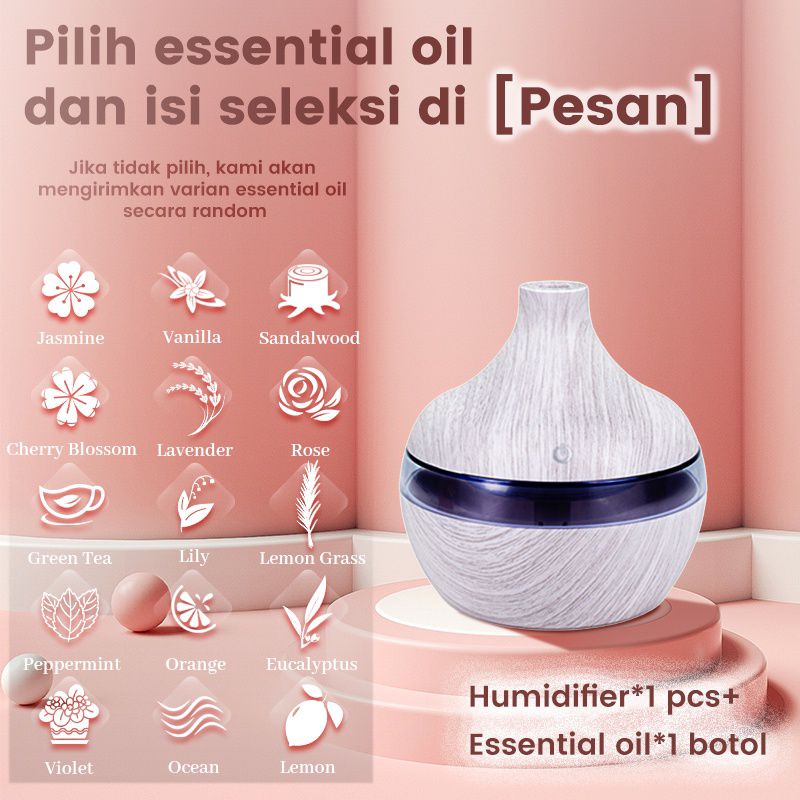 Humidifier Aroma Terapi bonus Essential soopemall