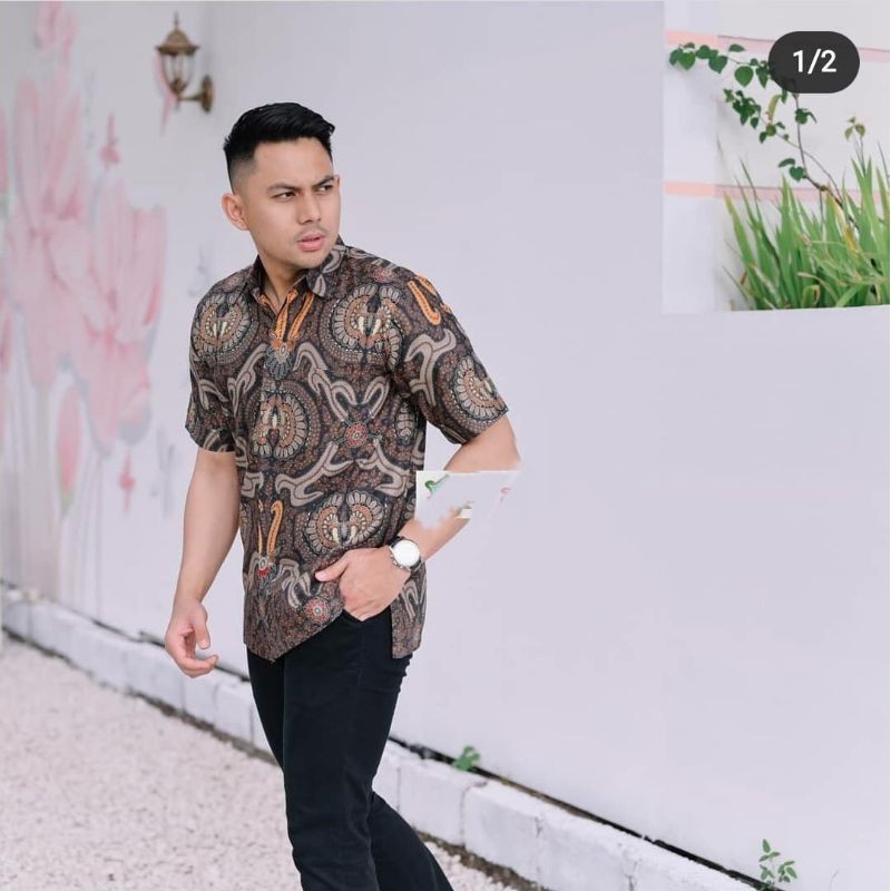 Kemeja Batik BatuRaden Lengan pendek