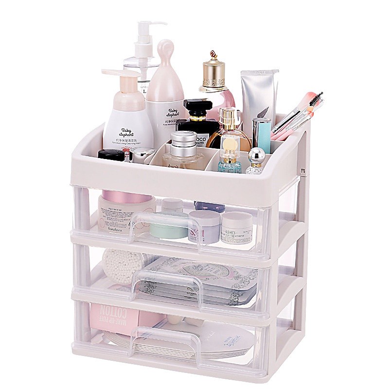 Cosmetic Drawer Makeup | box kosmetik modern 3 susun