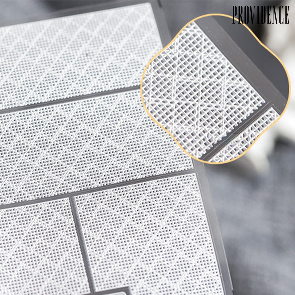 Providence Ultra Thin Nail Mesh Sticker Hollow 5D Effect White Grid Net Line Styles Nail Tips Manicure Art Making