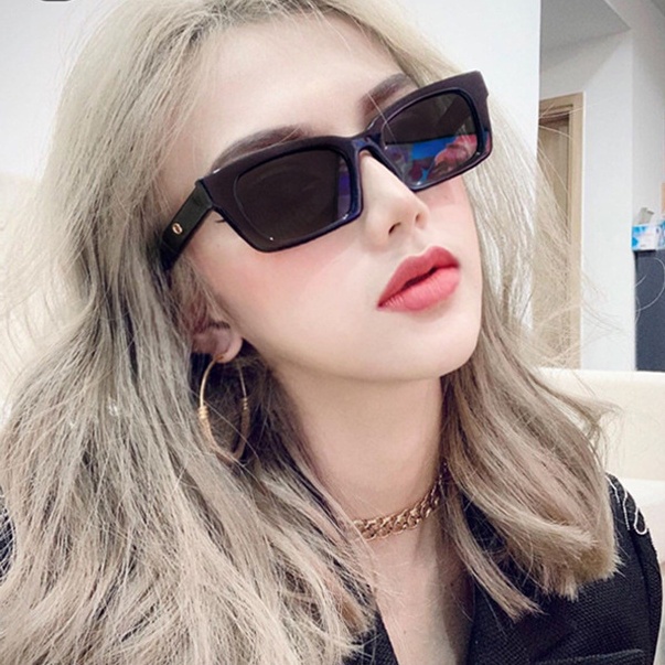 OVERFLOWS.ID kacamata Fashion Import Jennie Unisex Wanita Pria Kaca Mata Pendek Sunglasess