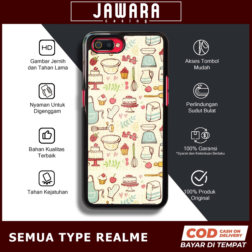 Case Realme C2 Case Hp Realme C2 Premium Glossy Jawara Casing [CNDY] Casing Hp Realme C2 Aesthetic K