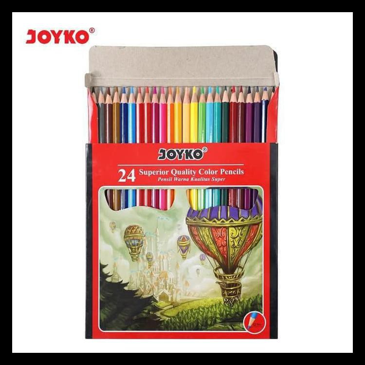 

Big Sale Color Pencil / Pensil Warna Joyko Cp-101 / 24 Warna Keren