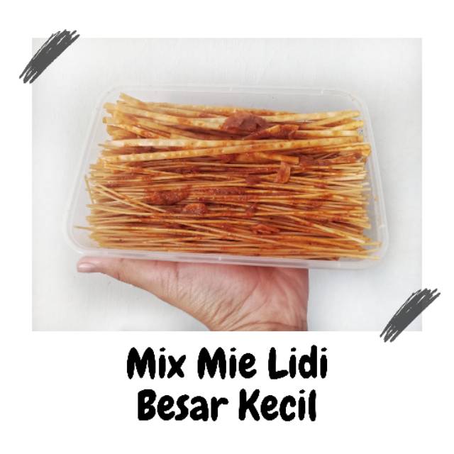 

Mie Lidi kecil dan Besar ( Gepeng )