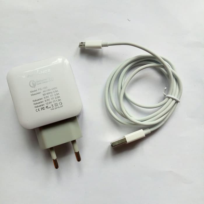 Fast Charger / Fast Charging Micro usb Advance FC100 Output 3A