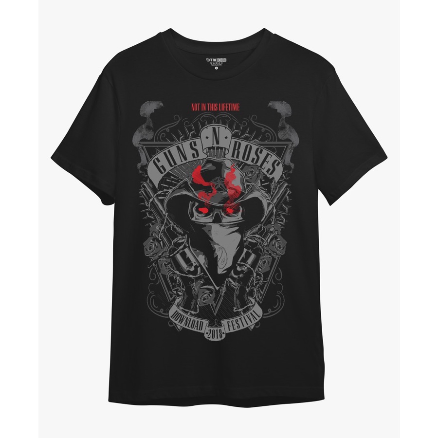 Kaos Guns N Roses Skull GNR Premium Cotton S-XXL Ukuran (S-3XL)