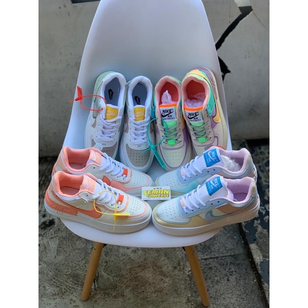 Sepatu Sneakers Women NK Air Force 1 LOW SHADOW 100% Import  Sepatu Sneakers Wanita Import Termurah Kualitas Import
