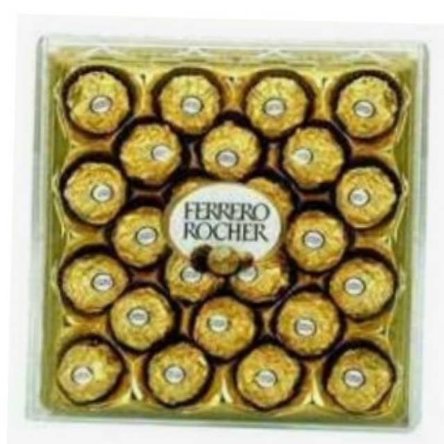 

Ferrero Rocher t24 300 grm expyt juli 2025