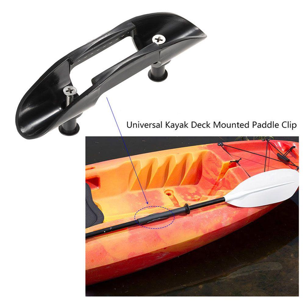 Klip Dayung Kayak AUGUSTINA Hitam Boat Deck Mount Marine Dengan Sekrup Paddle Paddle Paddle Paddle Paddle Keeper