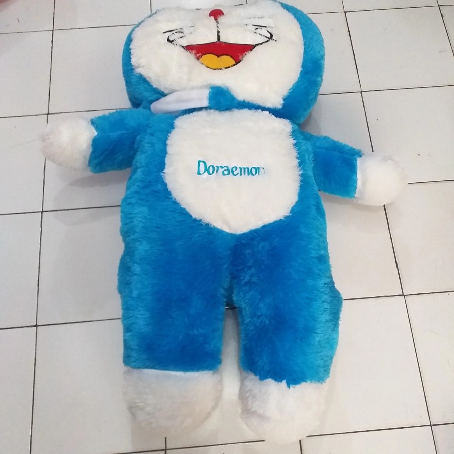 Boneka Doraemon Super Jumbo 1 meter /Doraemon Syal Kantong Ajaib 100cm/ BIG DOLL