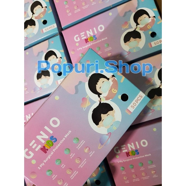 MASKER MEDIS ANAK/MASKER MEDIS KIDS/MASKER 3 PLY MEDIS/MASKER ANAK/MASKER GENIO ANAK
