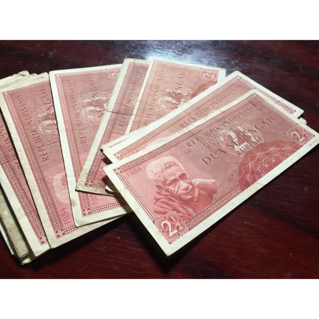 Uang Kuno 2,5 Rupiah Suku Bangsa 1954 dan 1956
