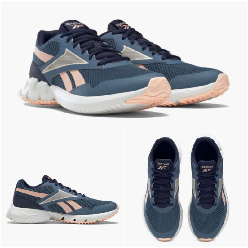 reebok navy running shoes