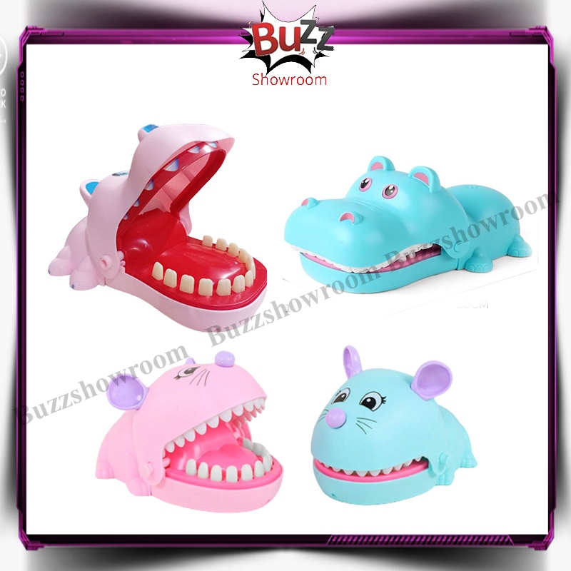 Hippo Mouse Dentist Game Toys - Mainan Anak Gigi Kuda Nil Tikus Toy