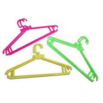 Hanger Pakaian Dewasa Mercury Pelangi - 6 Pcs / Hanger pakaian WARNA BESAR