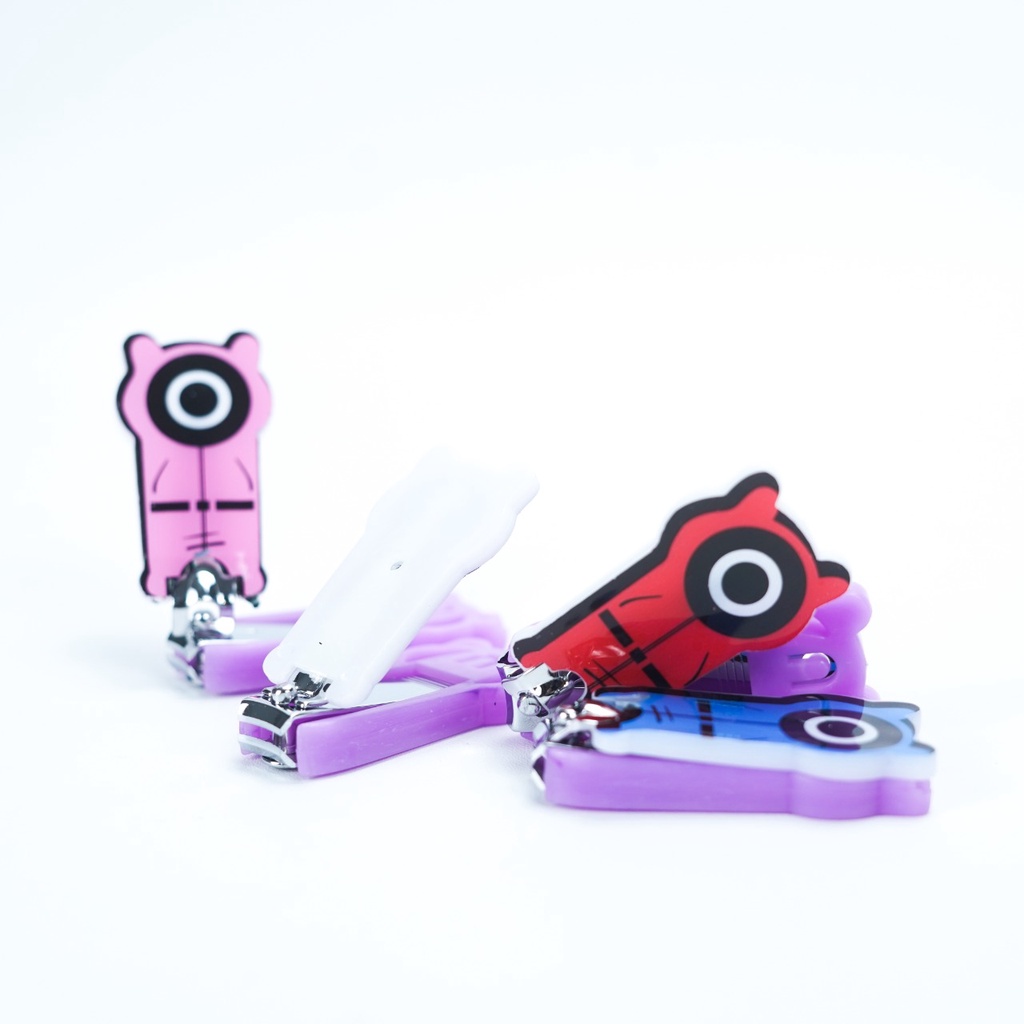 Gunting kuku KARAKTER / Cartoon Nail Clipper / Gunting Kuku Lucu BOBI - Warna Random