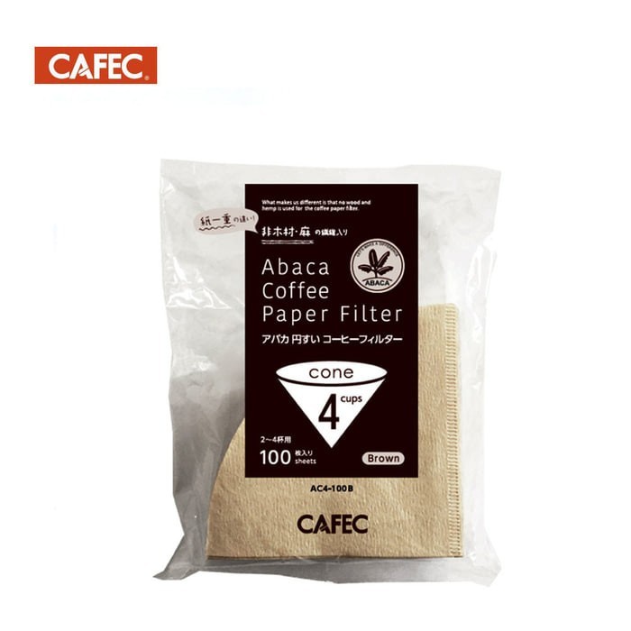 

DISKON - (BISA COD) Cafec Abaca Coffee Paper Filter 02 Kertas Saringan Kopi V60 Pour Over