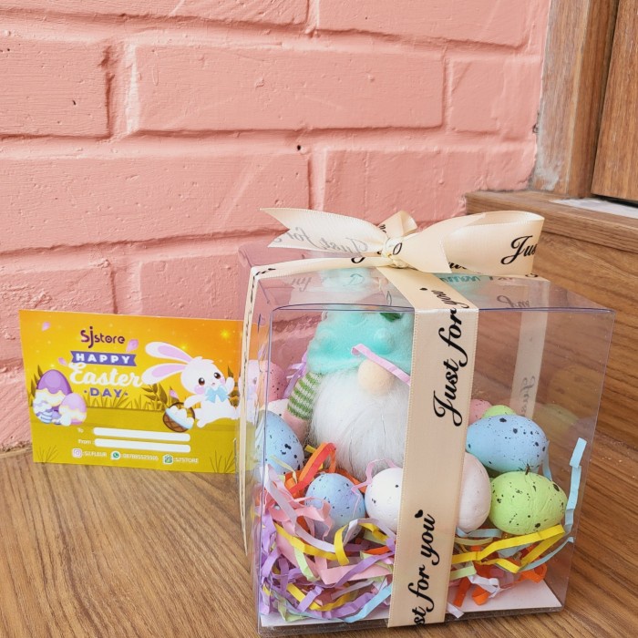 

Paket dekorasi box hampers easter bunny eggs kelinci telur paskah 17