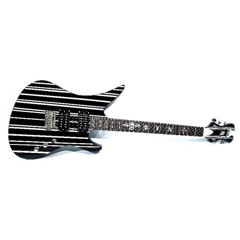Gitar Elektrik Merk Schecter Synyster Gates Fingerboard Avenged SevenFold Diamond Black Bonus Tas da