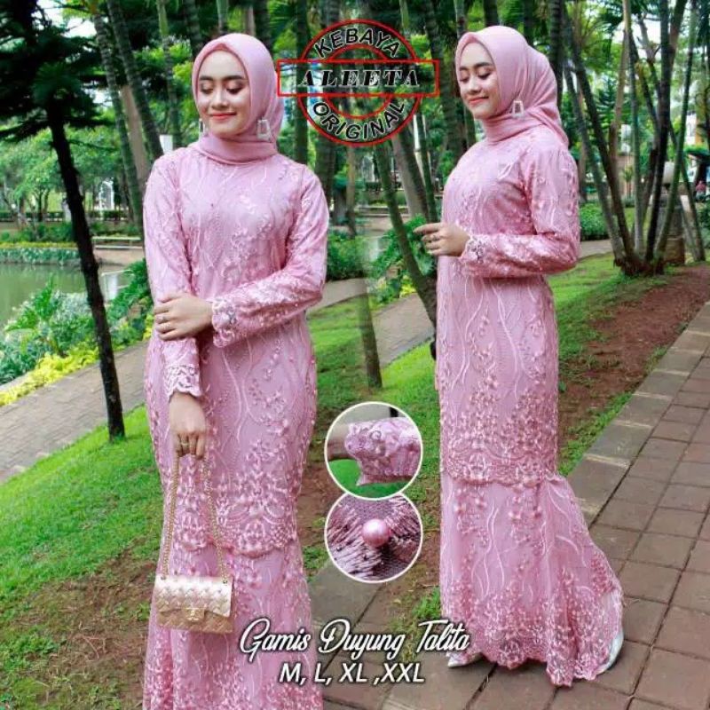 PRODUK ORIGINAL SET GAMIS DUYUNG TULLE/GAMIS MODERN/GAMIS MEWAH/GAMIS MURAH