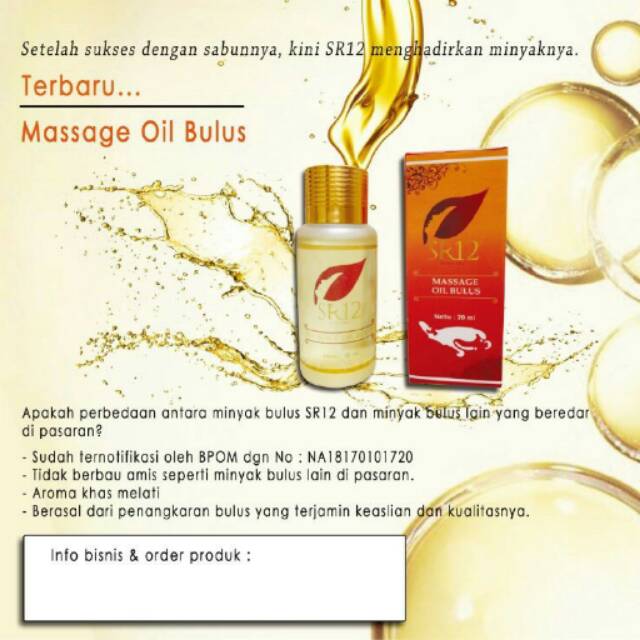 MINYAK BULUS 20ml JUMBOOO