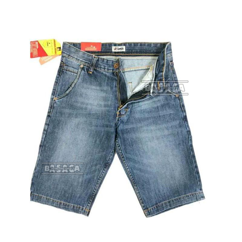celana jeans pendek pria/celana jeans pendek pria lois/celana pendek lois/jeans/lois jeans original