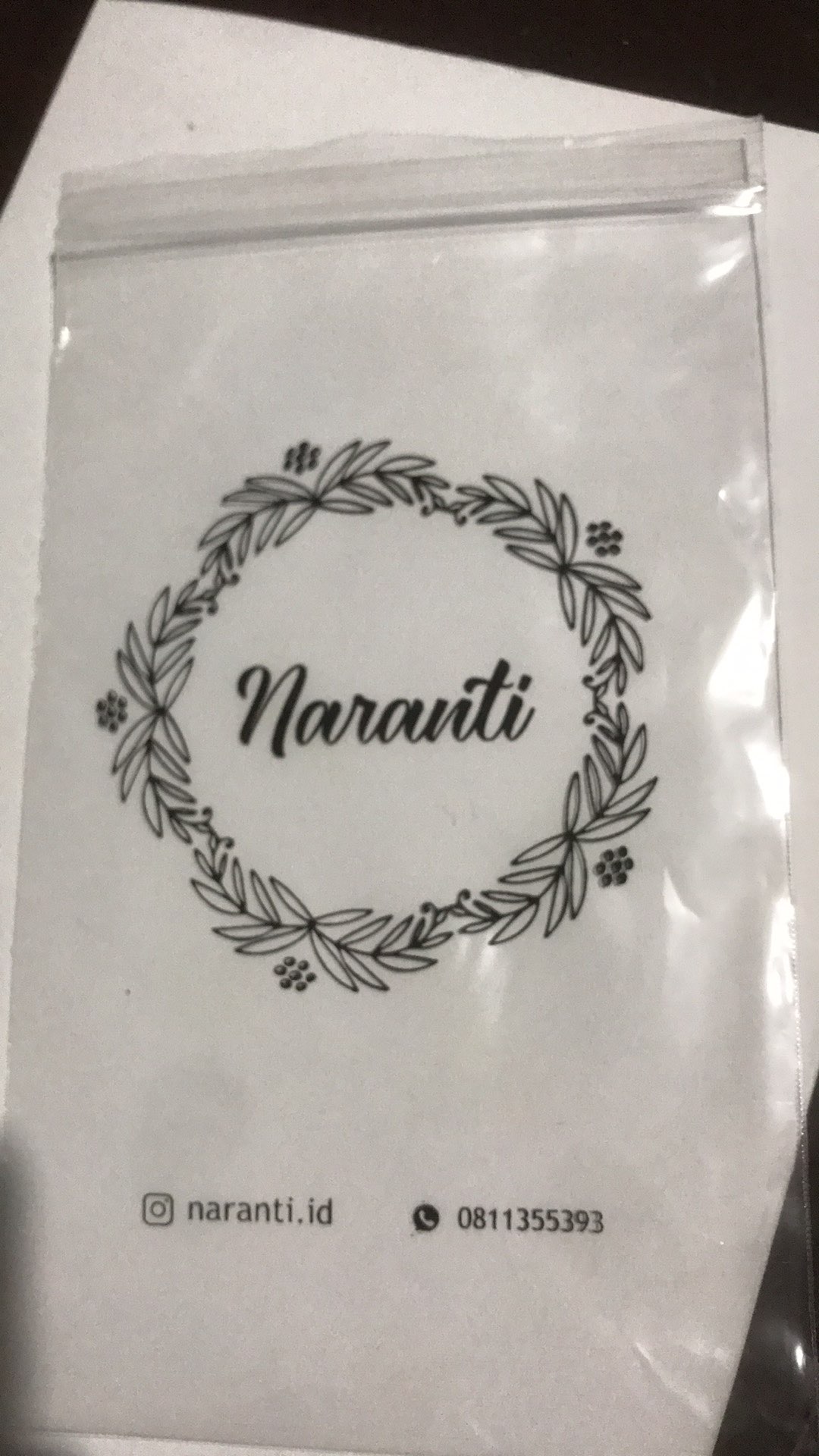 Plastik Klip Sablon Ukrn 13x22