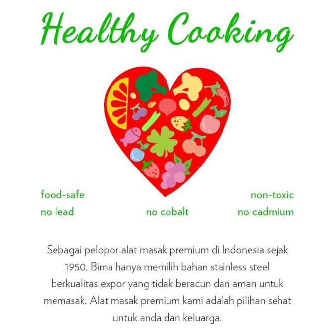 Bima Chefs Shallow Sauce Pan Sus 304 16Cm 18Cm Bp1900716 Bp1900718