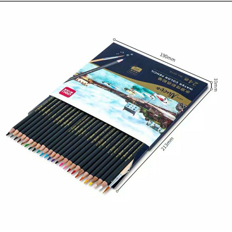 

Deli pensil warna 24C watercolor 6518