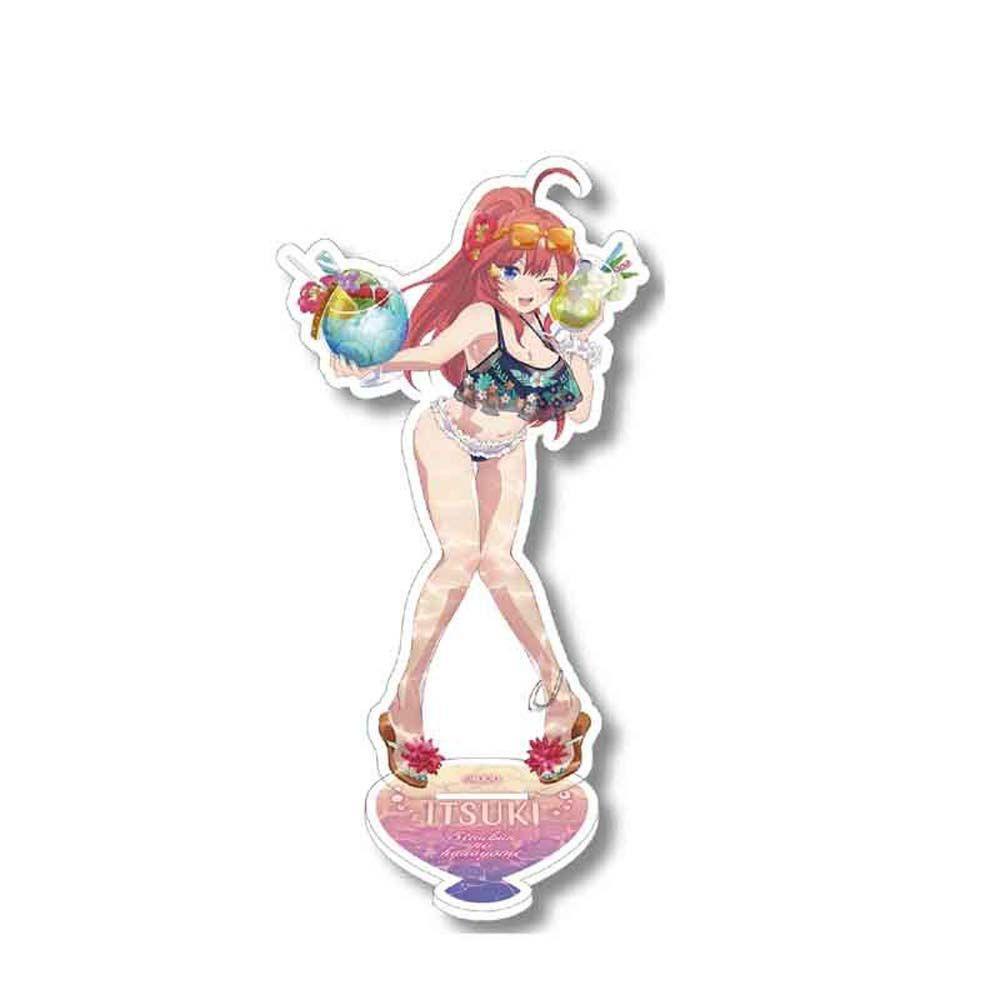 Lanfy Anime The Quintessential Quintuplets Anime Kartun Anime Fans Hadiah Yotsuba Itsuki Dekorasi Mainan Koleksi Model Gotoubun No Hanayome Nakano Ichika Akrilik Stand Figure