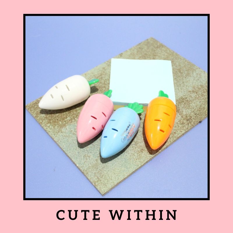 

Rautan sayur wortel - WARNA WARNI RANDOM - asahan kikiran serutan bentuk sayur buah lucu tajam alat tulis sekolah kantor kerja kecil