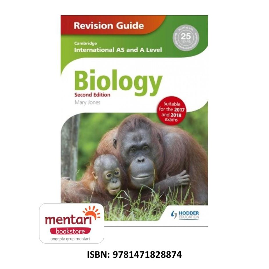 

Escolares/ Cambridge Int'L As & A Level Biology Hodder Revision |Buku Pelajaran