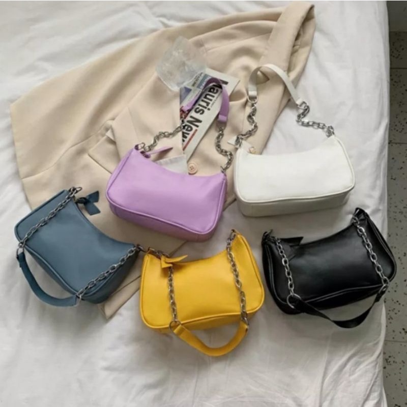 dem_sare / DS1111 SHERLY Shoulder Bag Wanita Tas slempang wanita/slingbag wanita rantai Tas Wanita Tas Selempang &amp; Bahu