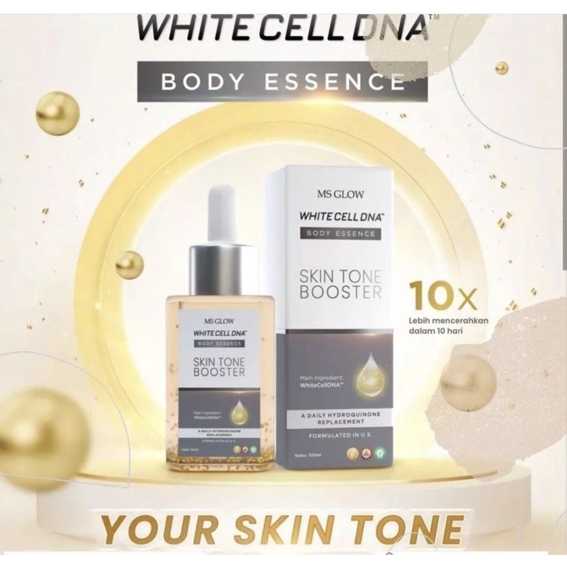 White Cell DNA Body Essence Skin Tone DNA Ms Glow