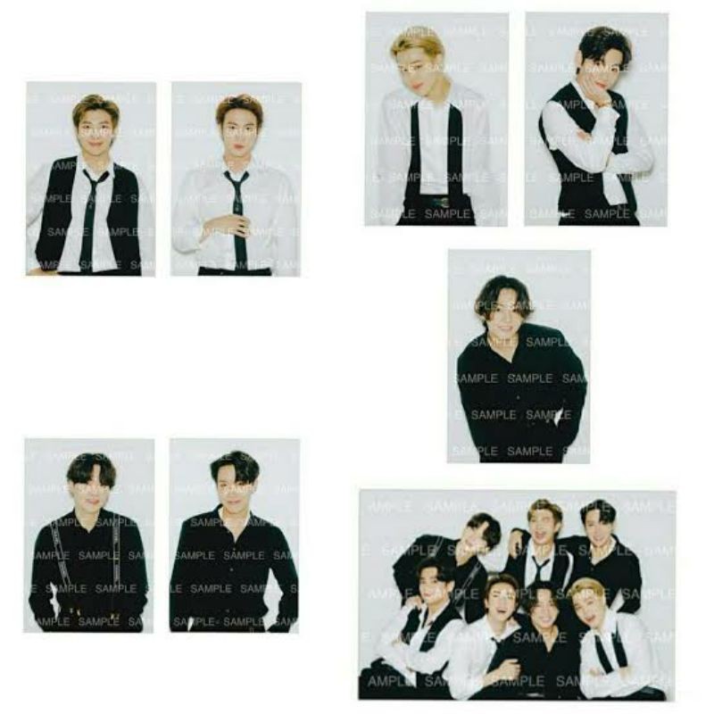 Official PC/Postcard BTS NYEL 2021 ( Jimin, JK, RM)