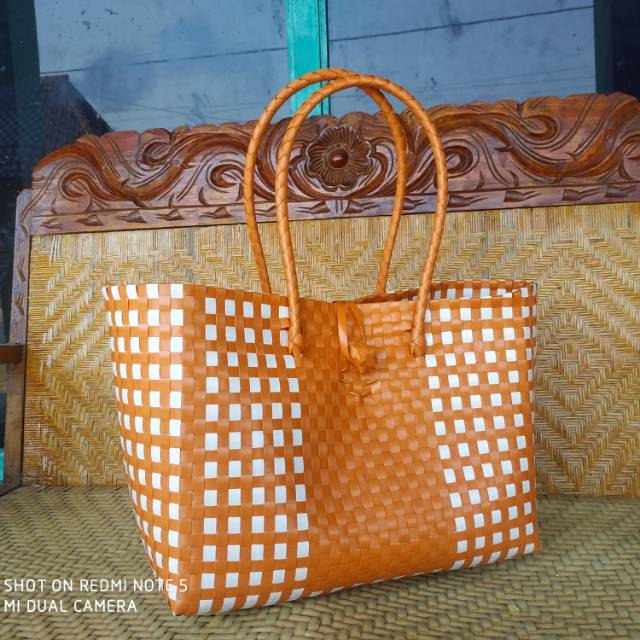  Tas  Anyaman  Oren Shopee Indonesia