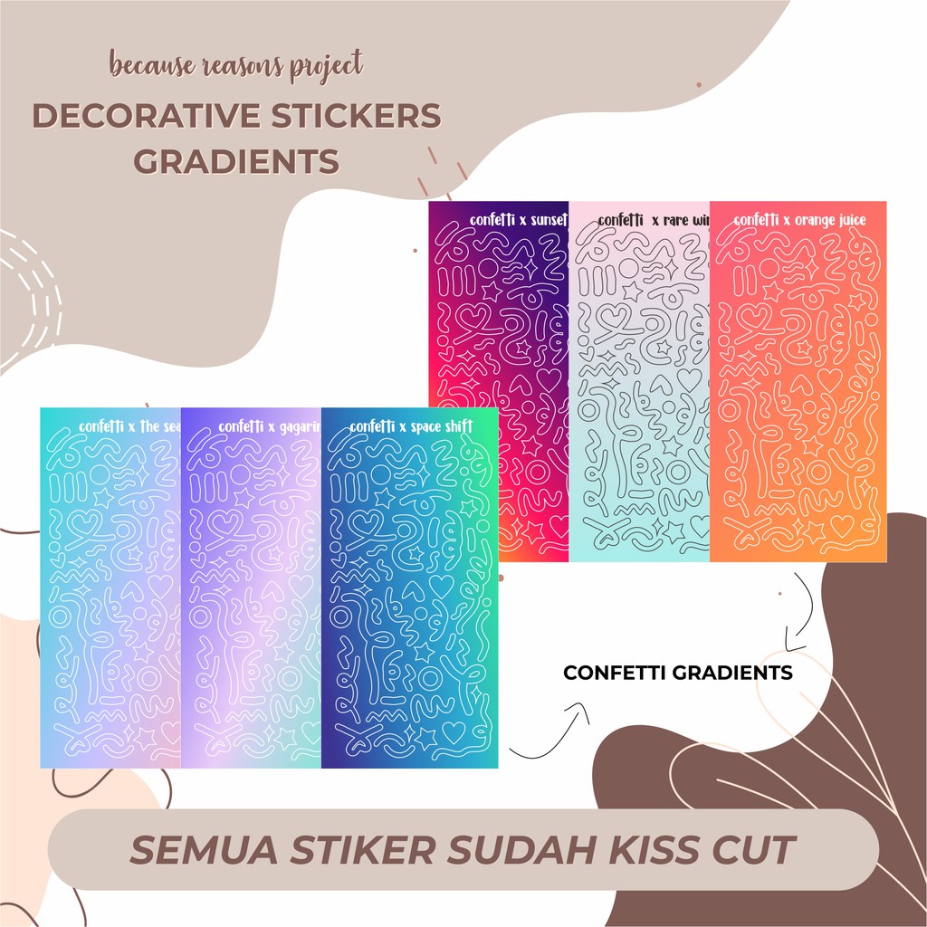 STIKER DECO - POLCOS GRADIENTS CONFETTI-3
