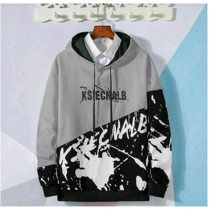 Hoodie Sweater Pria Pourpose  hodie cowok kekinian terbaru termurah sweter keren distro M/L -Xl-XXl-ABU MUDA