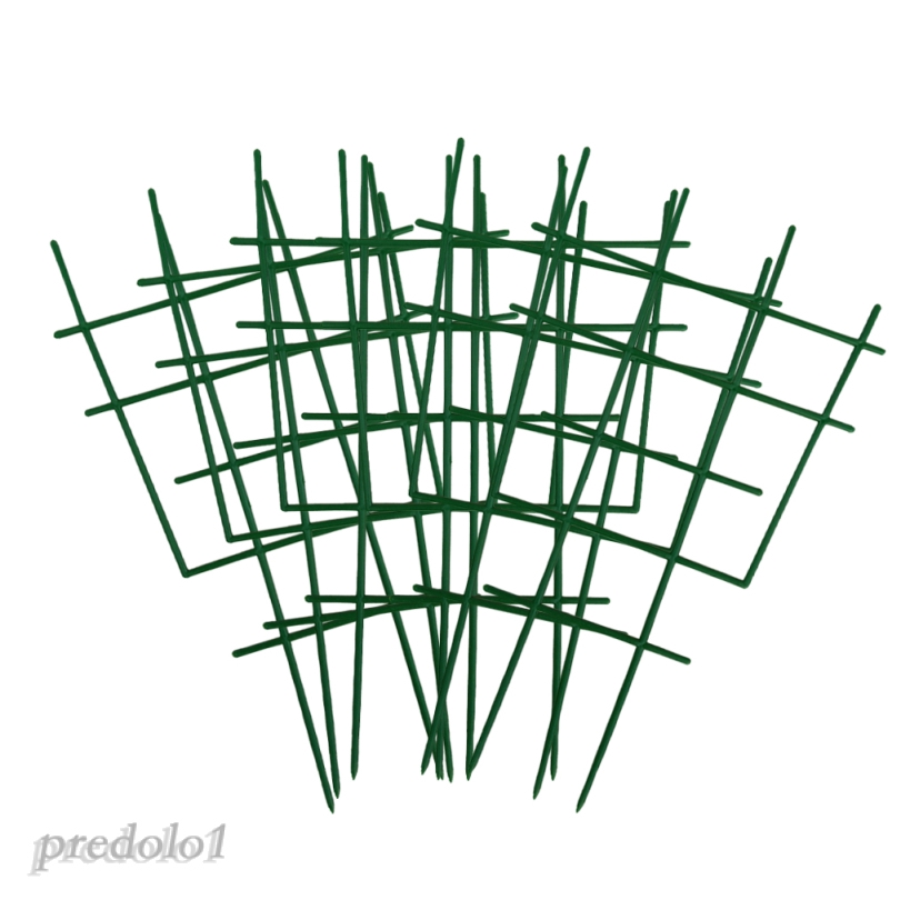 12pcs Trellis Penyangga Tanaman Rambat Mini Tahan Lama Untuk Taman Diy