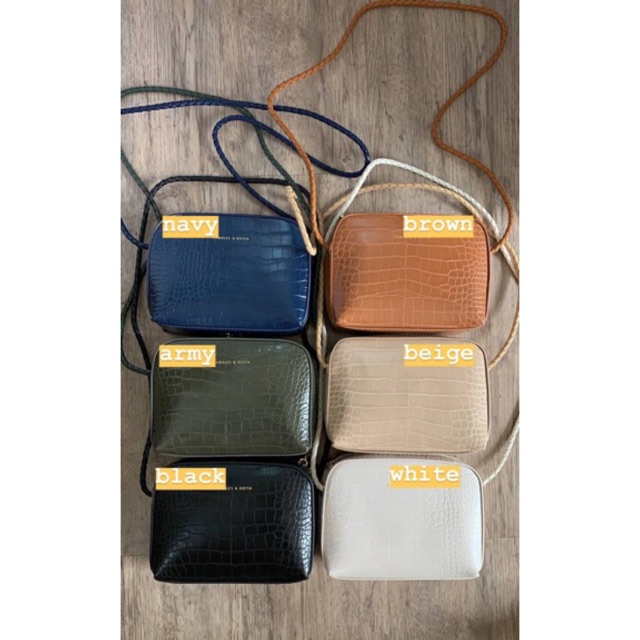 TAS CK CNK CAMERA BAG CROCO