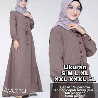 Garansi Termurah Ayana Dress UKURAN S M L XL XXL  XXXL 5L 