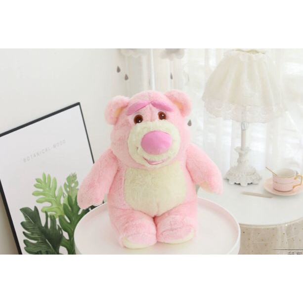 BONEKA LOTSO PINK BERUANG STROBERI TOY STORY TSUM TSUM IMPOR