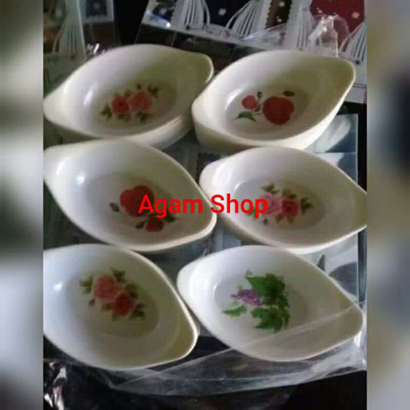 

souvenir mangkuk oval sablon nama kemas plastik