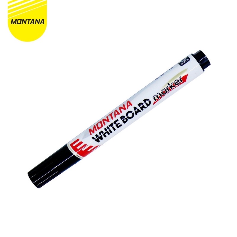 

Spidol White Board Montana Warna Hitam [PER PCS]