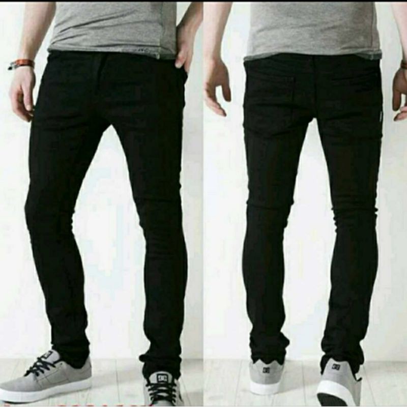 New- Celana Jeans Pria Skinny Slim Fit Panjang Melar/pinsil