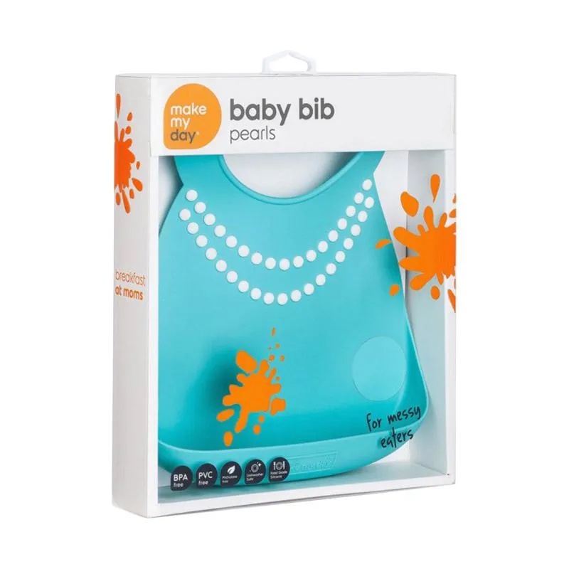 MAKE MY DAY SILICONE BABY BIB